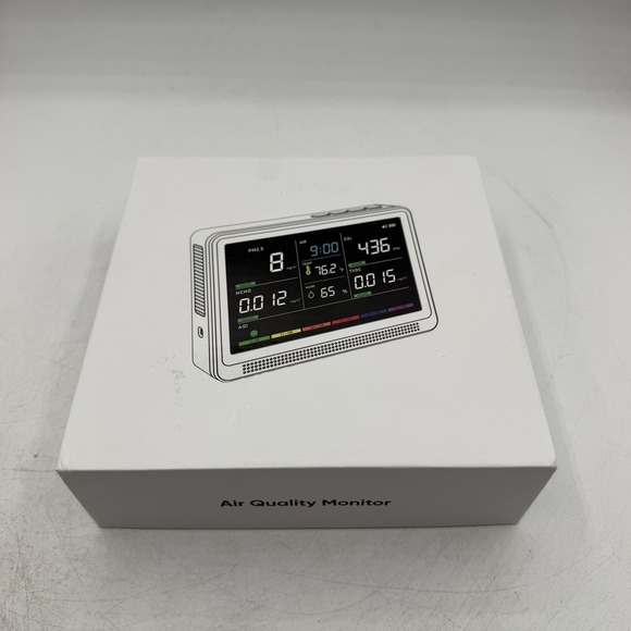YNAK Other - Professional 16 in 1 Air Quality Monitor Indoor 10h Battery & 5.5" Display 9
